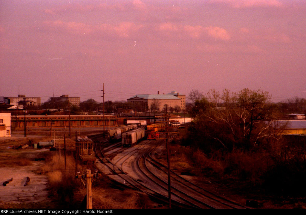 The Raleigh skyline looking towards Memorial Auditorium 